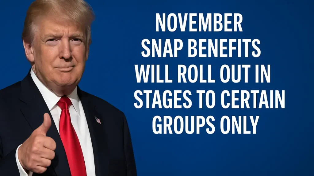 November SNAP Benefits Will Roll Out in Stages to Certain Groups Only