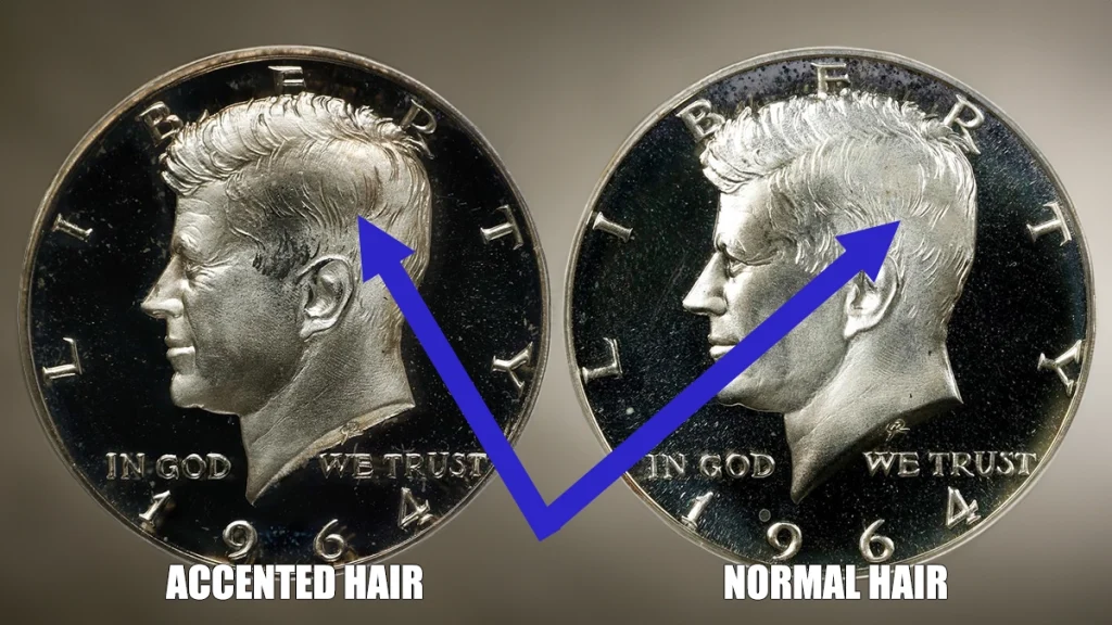 1964 “Accented Hair” Kennedy Half Dollar PR69