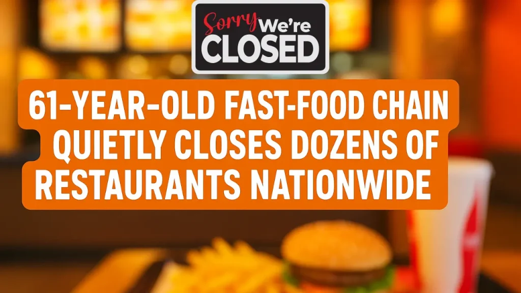 61-year-old fast-food chain quietly closes dozens of restaurants nationwide