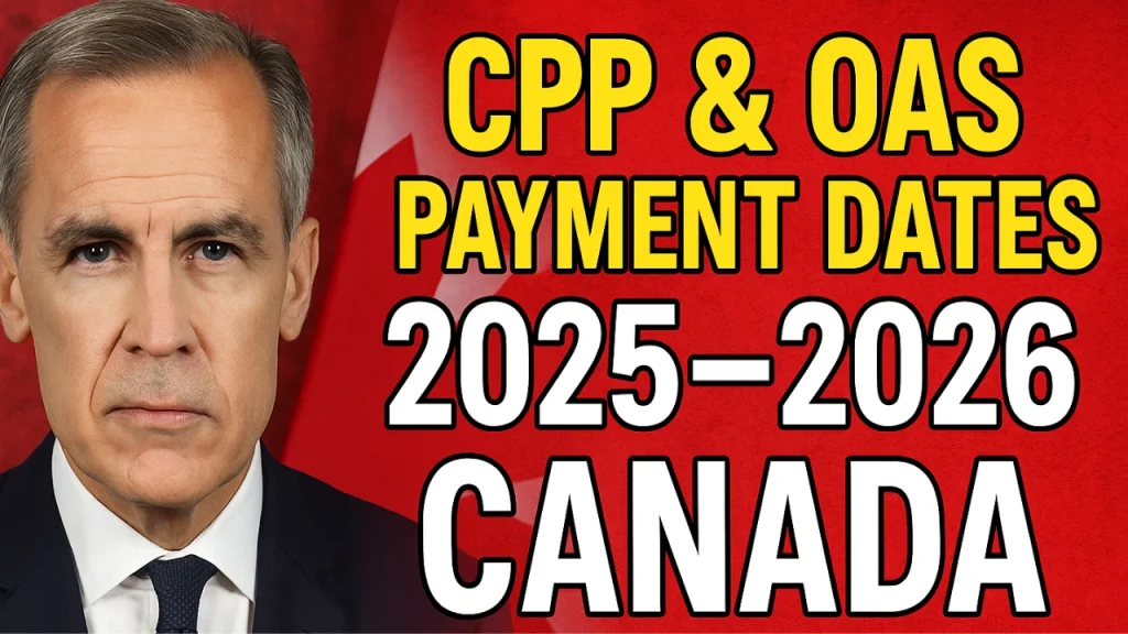 CPP & OAS Payment Dates 2025–2026 Canada
