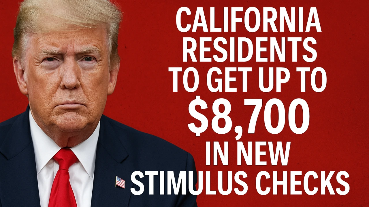 Confirmed — California residents to get up to 8,700 in new stimulus checks under the Family First Program