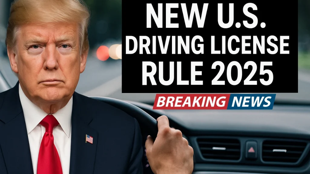 New U.S. Driving License Rule 2025 for Seniors – Essential Changes for Drivers Aged 70
