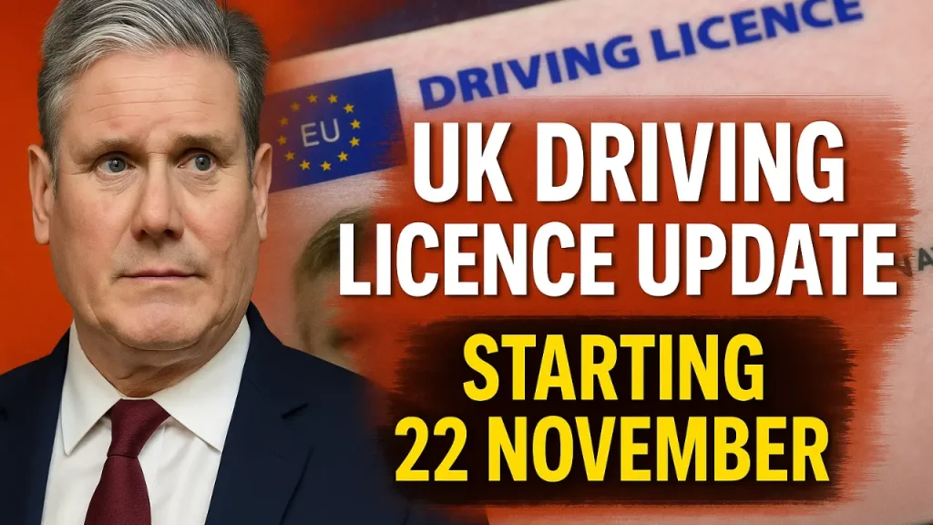 UK Driving Licence Update New Rules for Over-62s Starting 22 November 2025