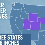 Winter Weather Warnings for Three States With 16 Inches of Snow To Hit