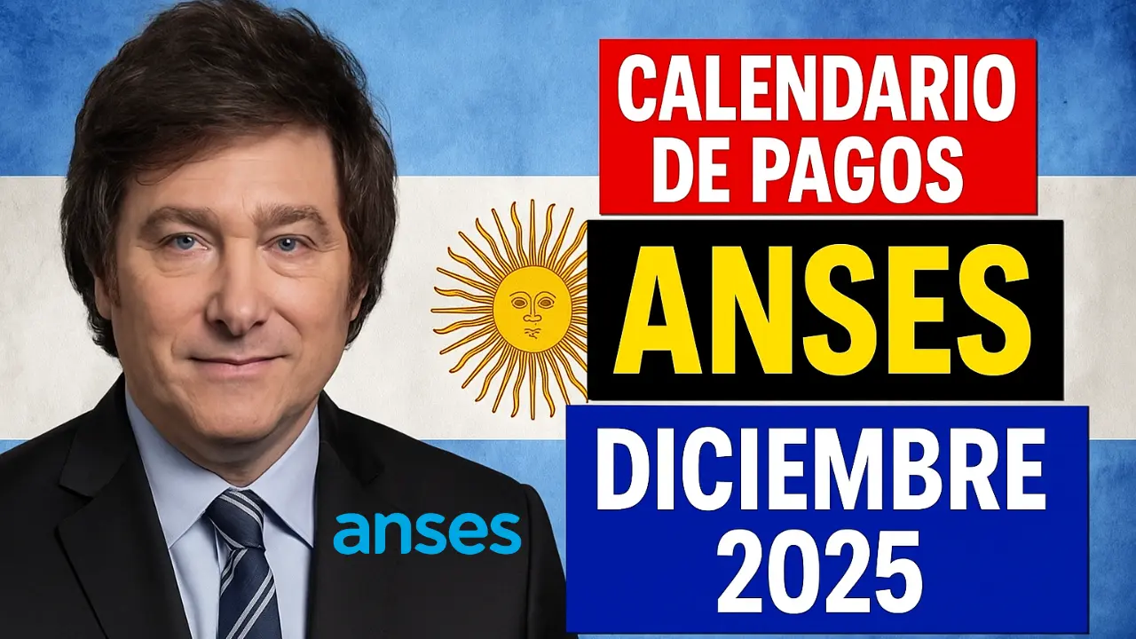 Calendario de pagos ANSES Diciembre 2025 cuándo cobran los jubilados, pensionados, AUH y SUAF