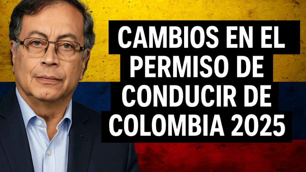 Cambios en el permiso de conducir de Colombia 2025 – Nuevas normas entran en vigor el 30 de noviembre