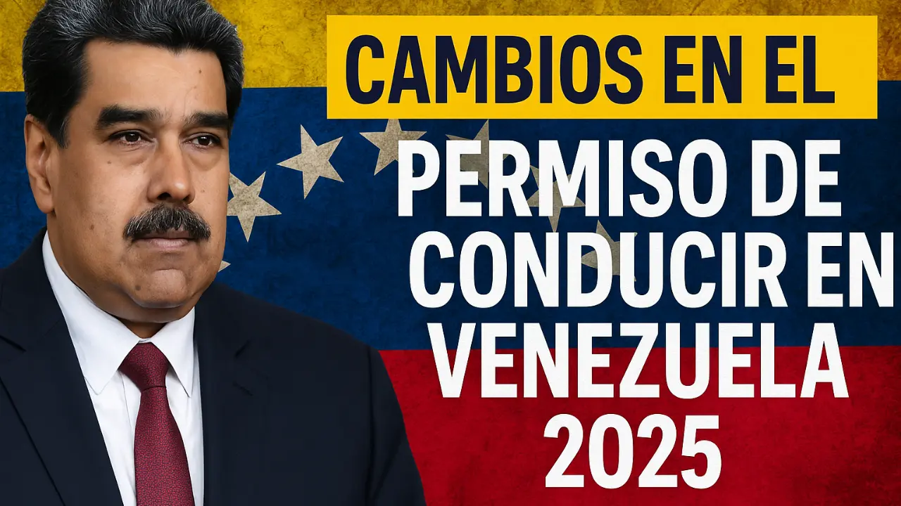 Cambios en el permiso de conducir en Venezuela 2025 – Nuevas normas entran en vigor el 30 de noviembre