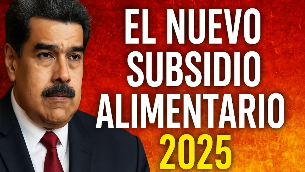 El nuevo subsidio alimentario 2025 quiénes lo recibirán y cómo inscribirse