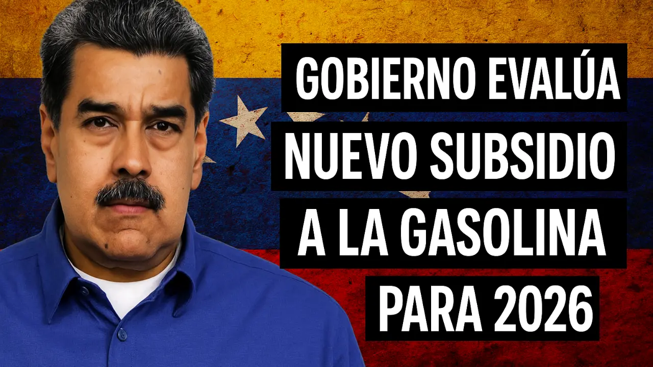 Gobierno evalúa nuevo subsidio a la gasolina para 2026