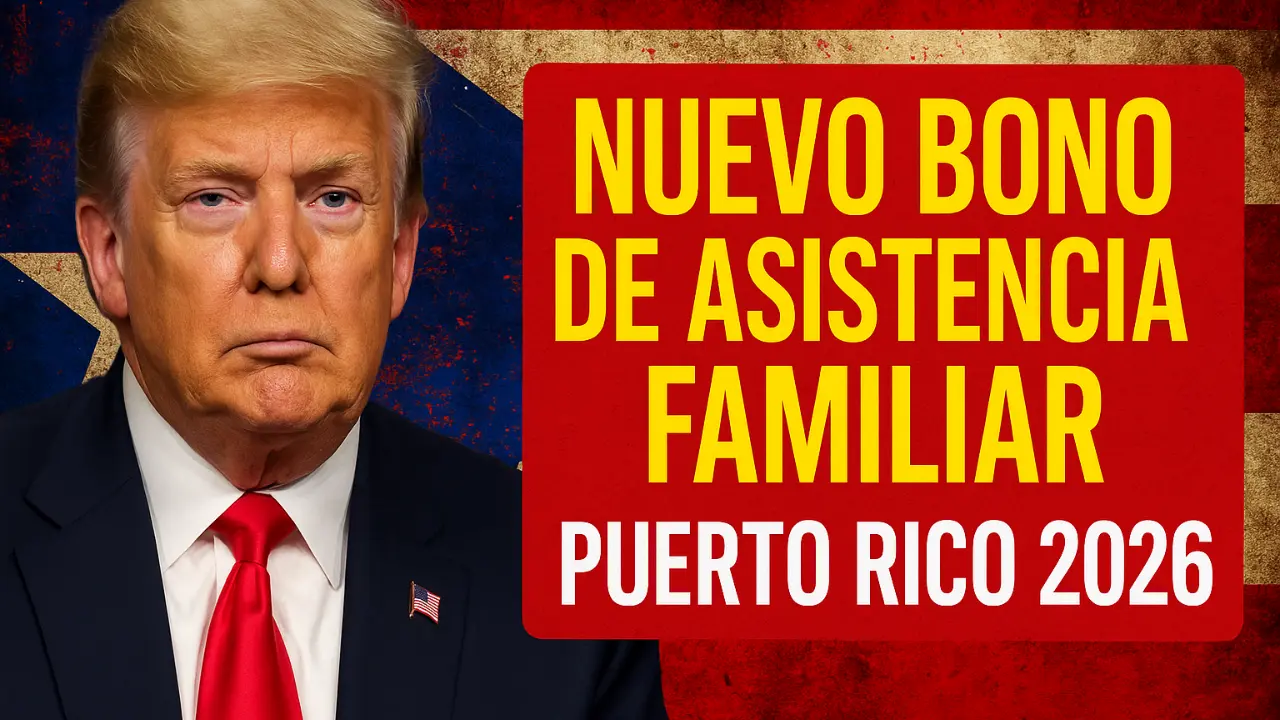 Nuevo Bono de Asistencia Familiar Puerto Rico 2026 familias podrían recibir hasta 1,200