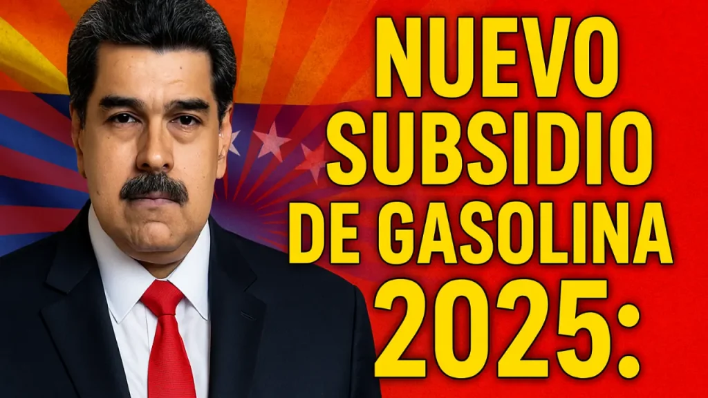 Nuevo subsidio de gasolina 2025 precio, registro y límites para usuarios