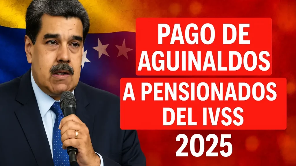 Pago de aguinaldos a pensionados del IVSS 2025: fecha oficial de depósito, montos y quiénes lo reciben