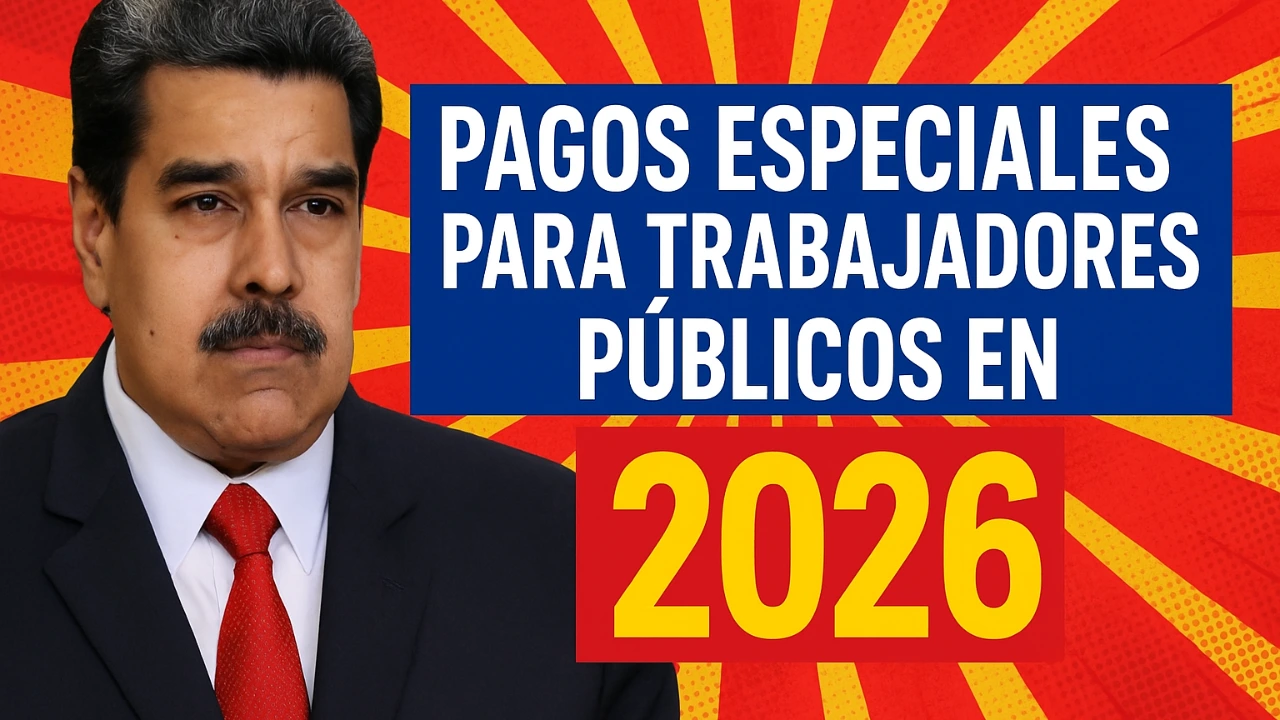 Pagos especiales para trabajadores públicos en 2026