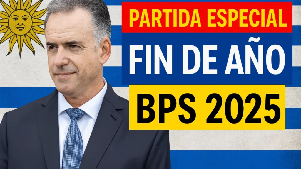 Partida Especial Fin de Año BPS 2025 Más de 155.000 jubilados y pensionistas de bajos recursos recibirán un pago extra en diciembre