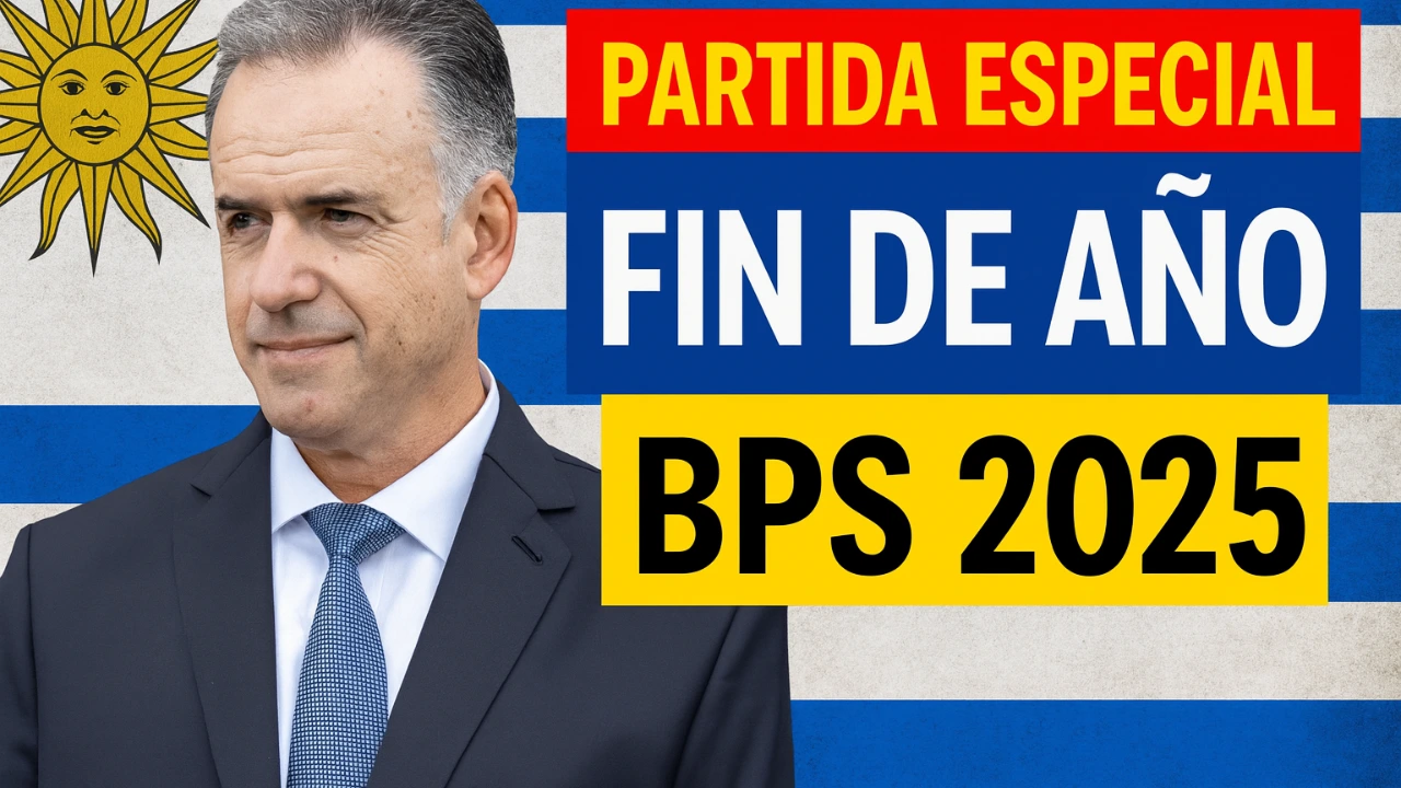Partida Especial Fin de Año BPS 2025 Más de 155.000 jubilados y pensionistas de bajos recursos recibirán un pago extra en diciembre