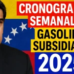 Cronograma Semanal de Gasolina Subsidiada 2025: Placas y días de abastecimiento en Diciembre