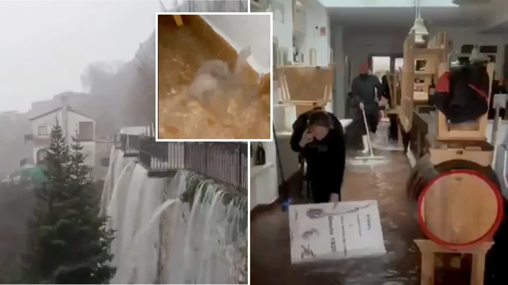 Grazalema bajo alerta: agua brota de paredes y enchufes mientras el ejército interviene por lluvias históricas