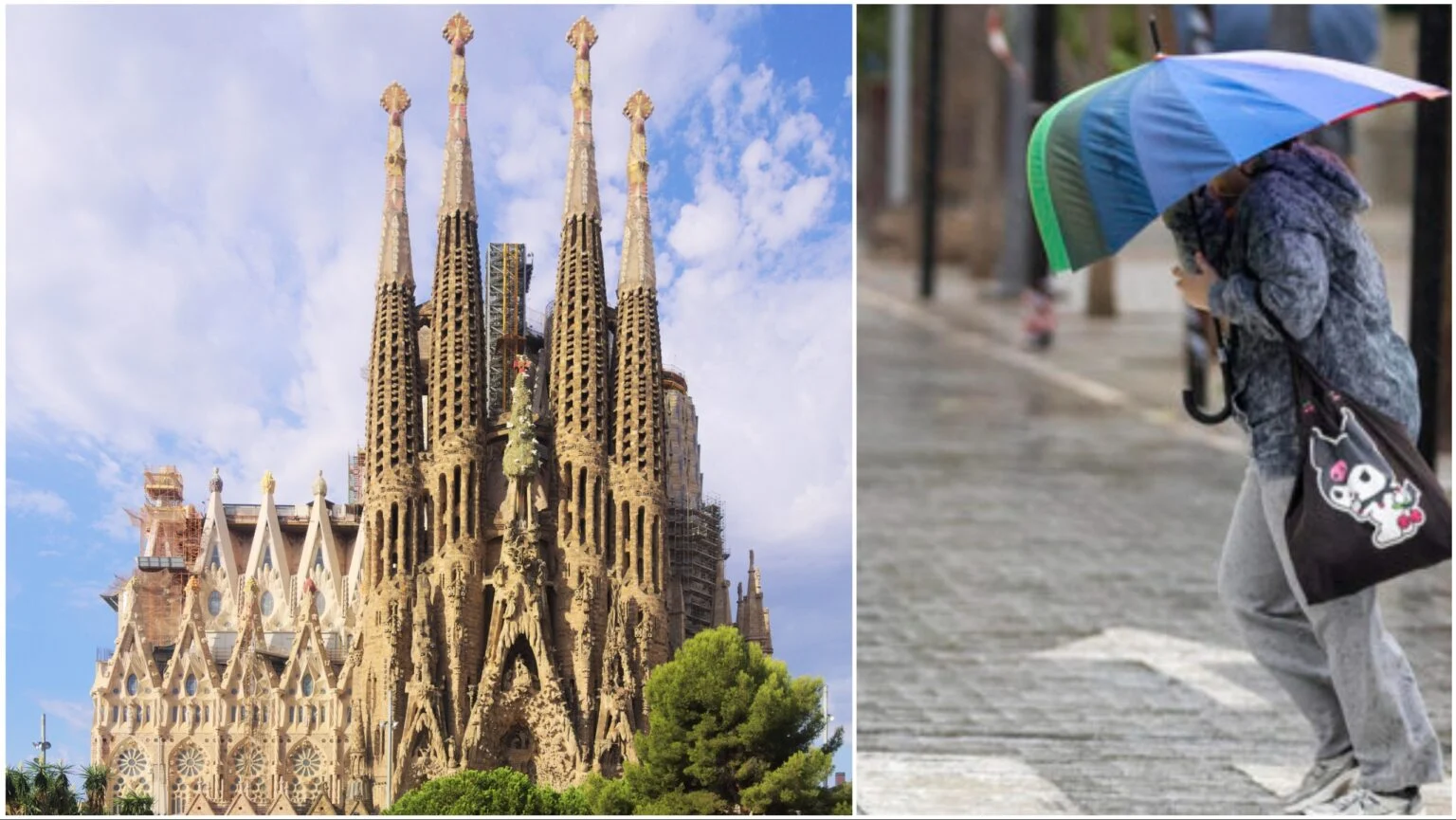 Una mujer de 46 años fallece en Barcelona tras desplomarse un tejado por el fuerte viento