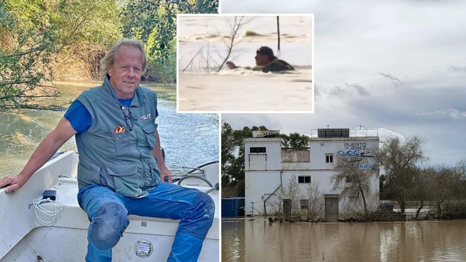 Ex campeón escandinavo de kayak justifica arriesgado rescate de sus perros durante inundación